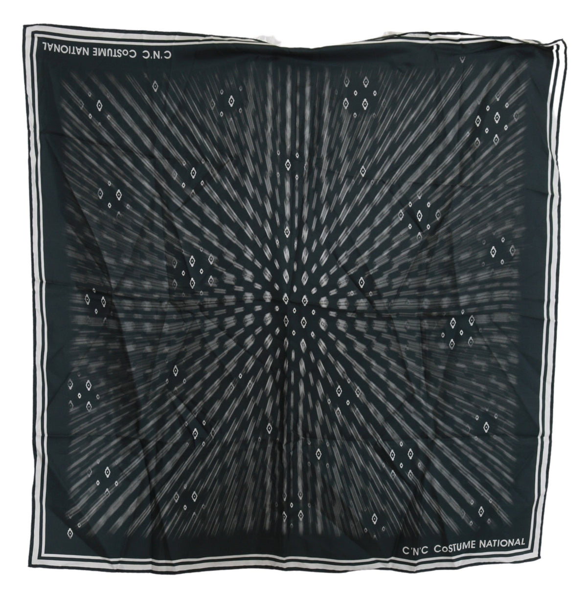 Costume National Blue Foulard Silk Women  Scarf