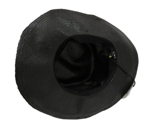 Costume National Black Wide Brim Cowboy Solid Hat