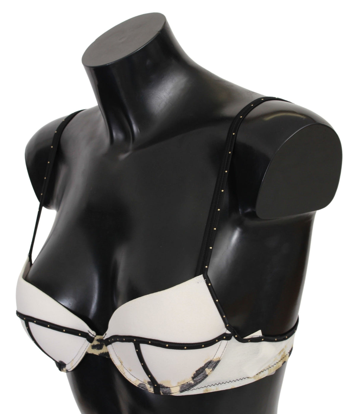 Just Cavalli White Polyester Spandex Push Up Bra Underwear