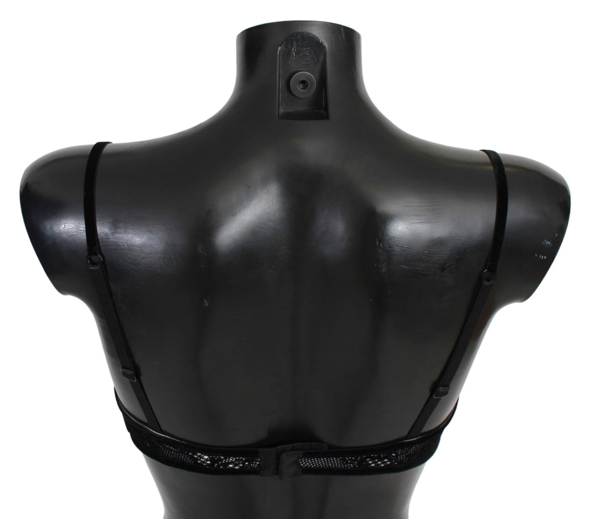 Ermanno Scervino Black Mesh Balconcino Bra Nylon  Underwear