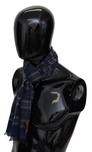 Missoni Multicolor Wool Striped Unisex Neck Wrap Shawl