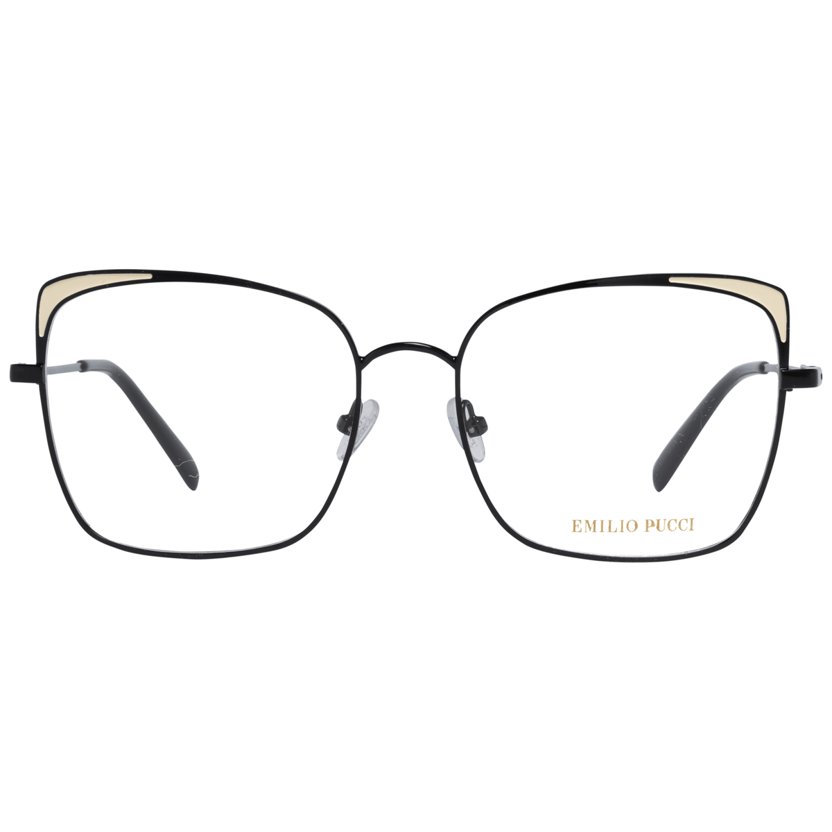 Emilio Pucci Black Metal Glasses (Frames)