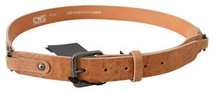 Costume National Light Brown Genuine Leather Belt