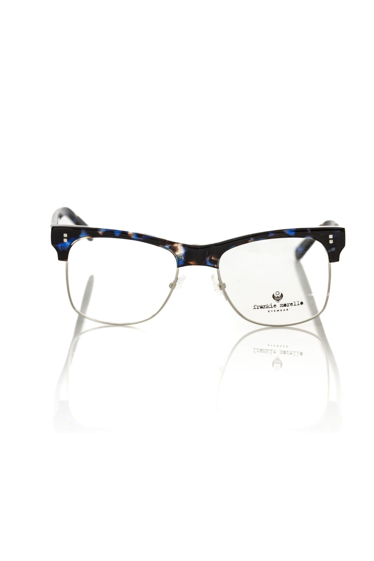 Frankie Morello Blue Metallic Men Frame