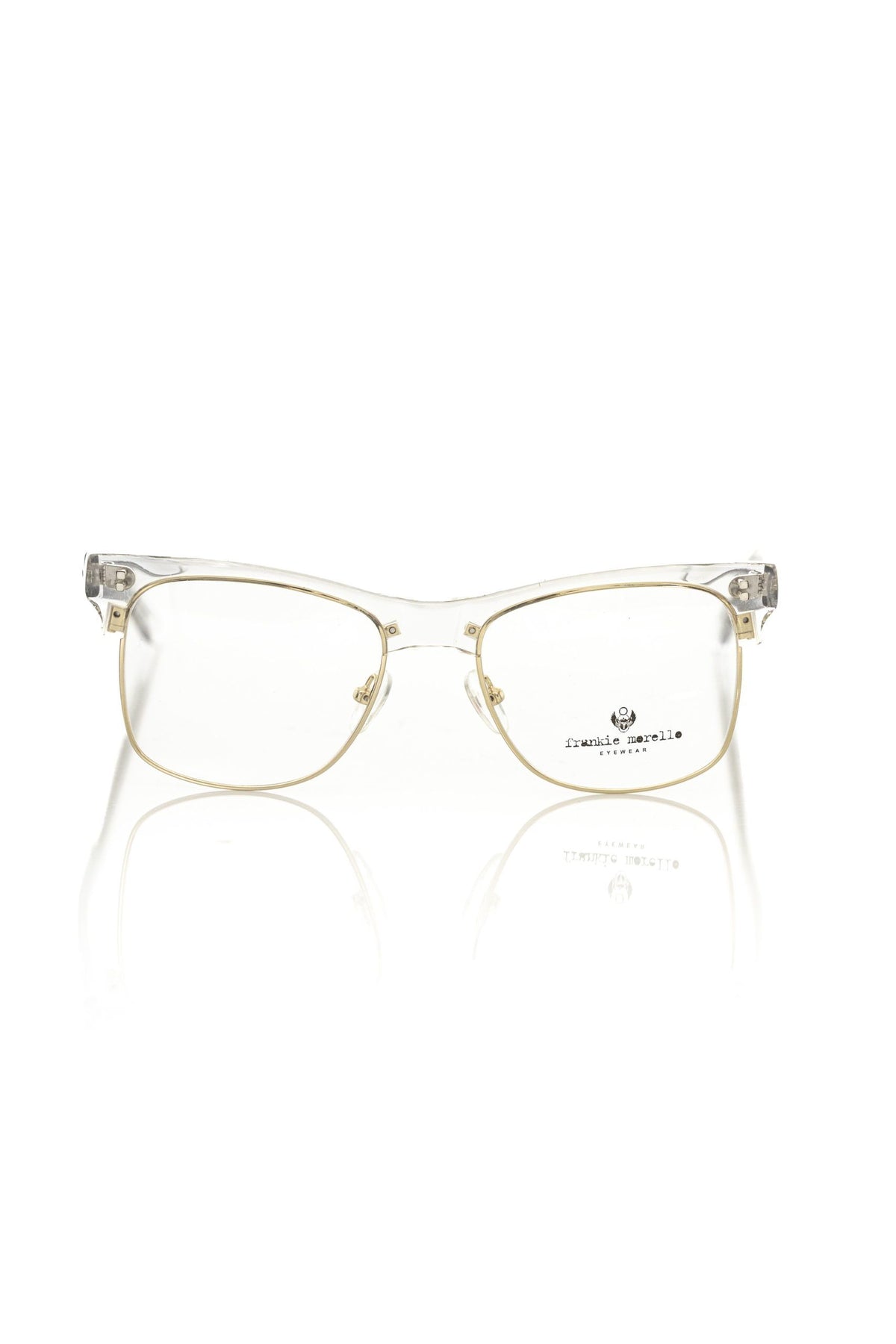 Frankie Morello Gold Metallic Fiber Men Frame