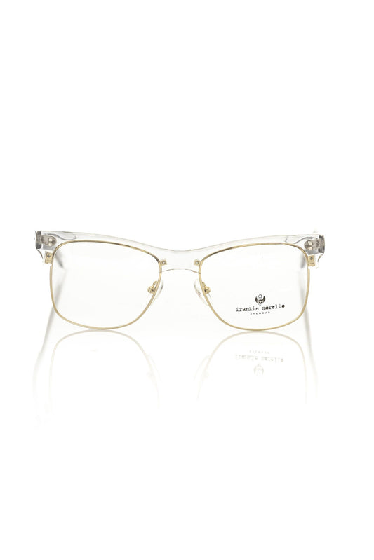 Frankie Morello Gold Metallic Fiber Men Frame