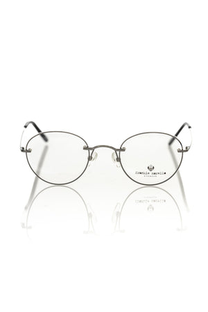 Frankie Morello Gray Metallic Men's Eyeglass Frame