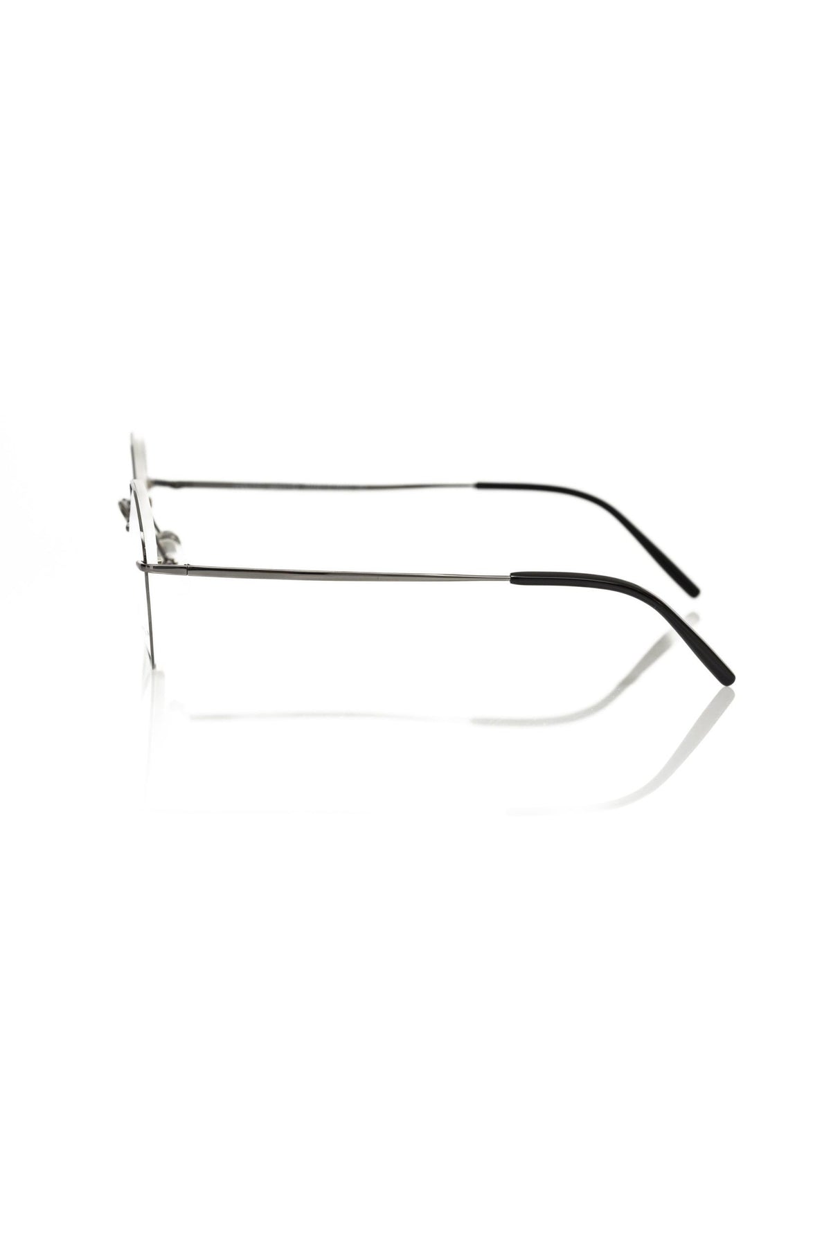 Frankie Morello Gray Metallic Men's Eyeglass Frame