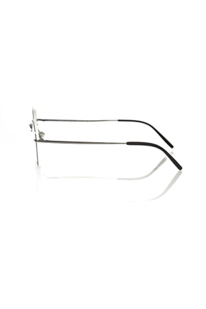 Frankie Morello Gray Metallic Men's Eyeglass Frame