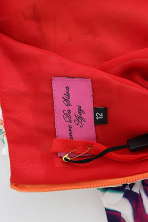 Lanre Da Silva Ajayi Multicolor Organza Sheath Dress