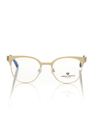 Frankie Morello Gold Metallic Women's Eyeglass Frame
