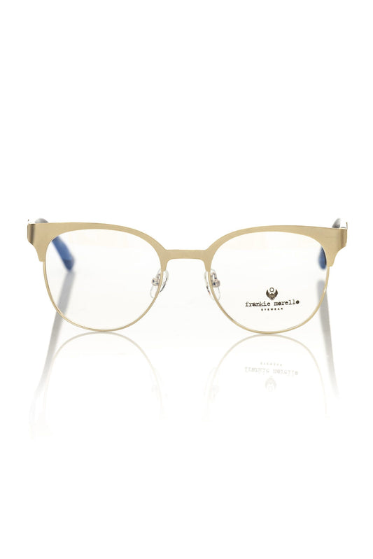 Frankie Morello Gold Metallic Women's Eyeglass Frame