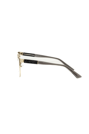 Frankie Morello Gold Metallic Women's Eyeglass Frame