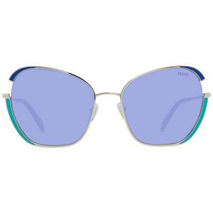 Emilio Pucci Gold Metal Sunglasses