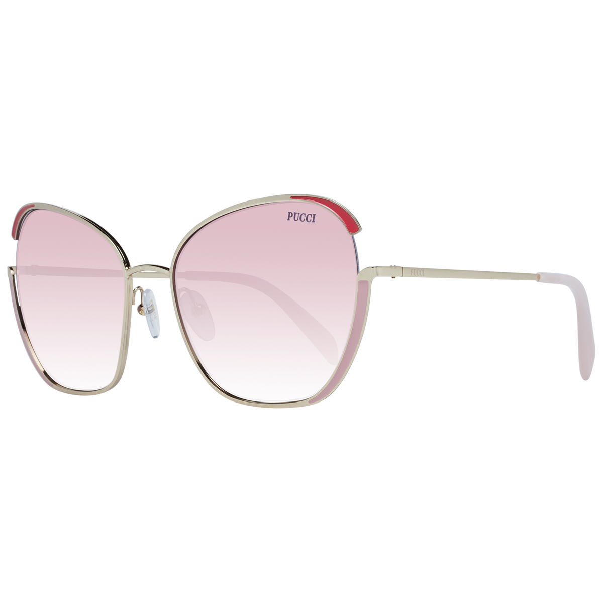 Emilio Pucci Gold Metal Sunglasses