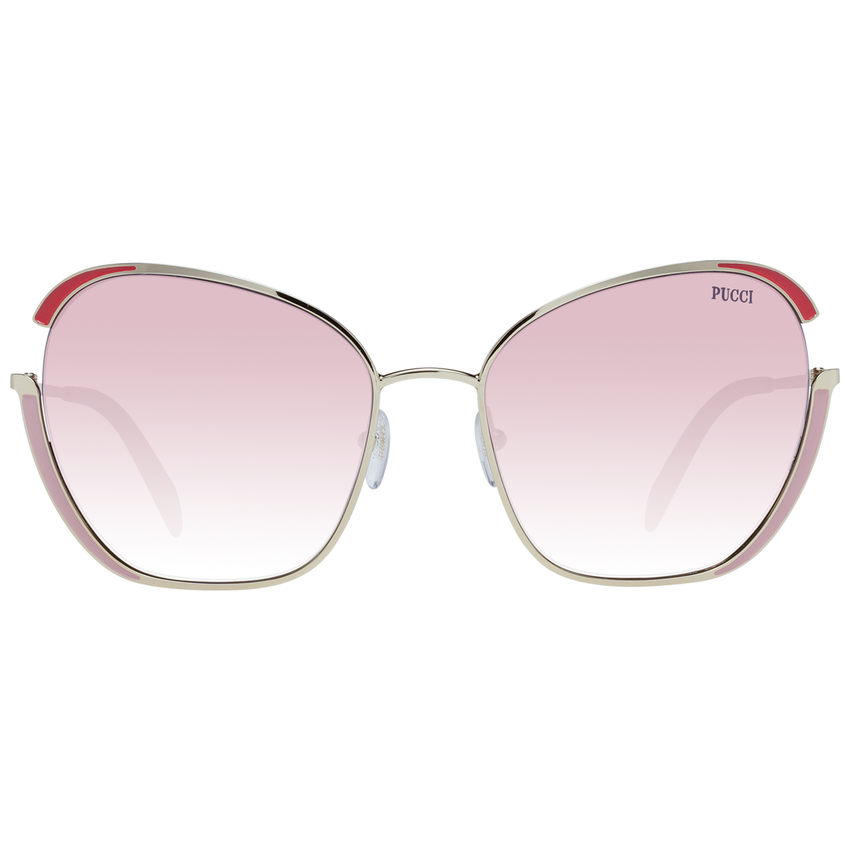Emilio Pucci Gold Metal Sunglasses