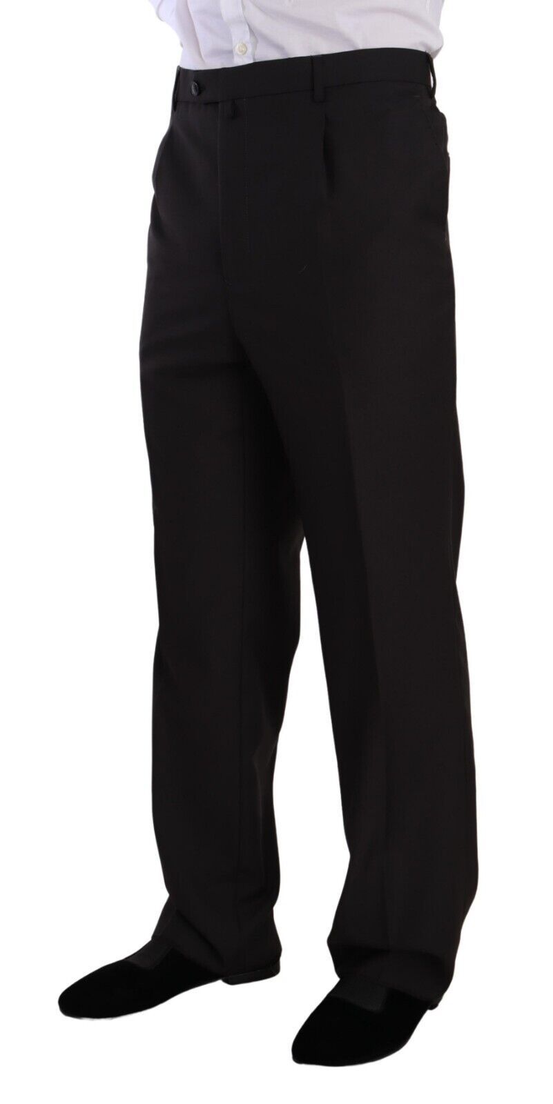 Domenico Tagliente Gray Polyester Single Breasted Formal Suit