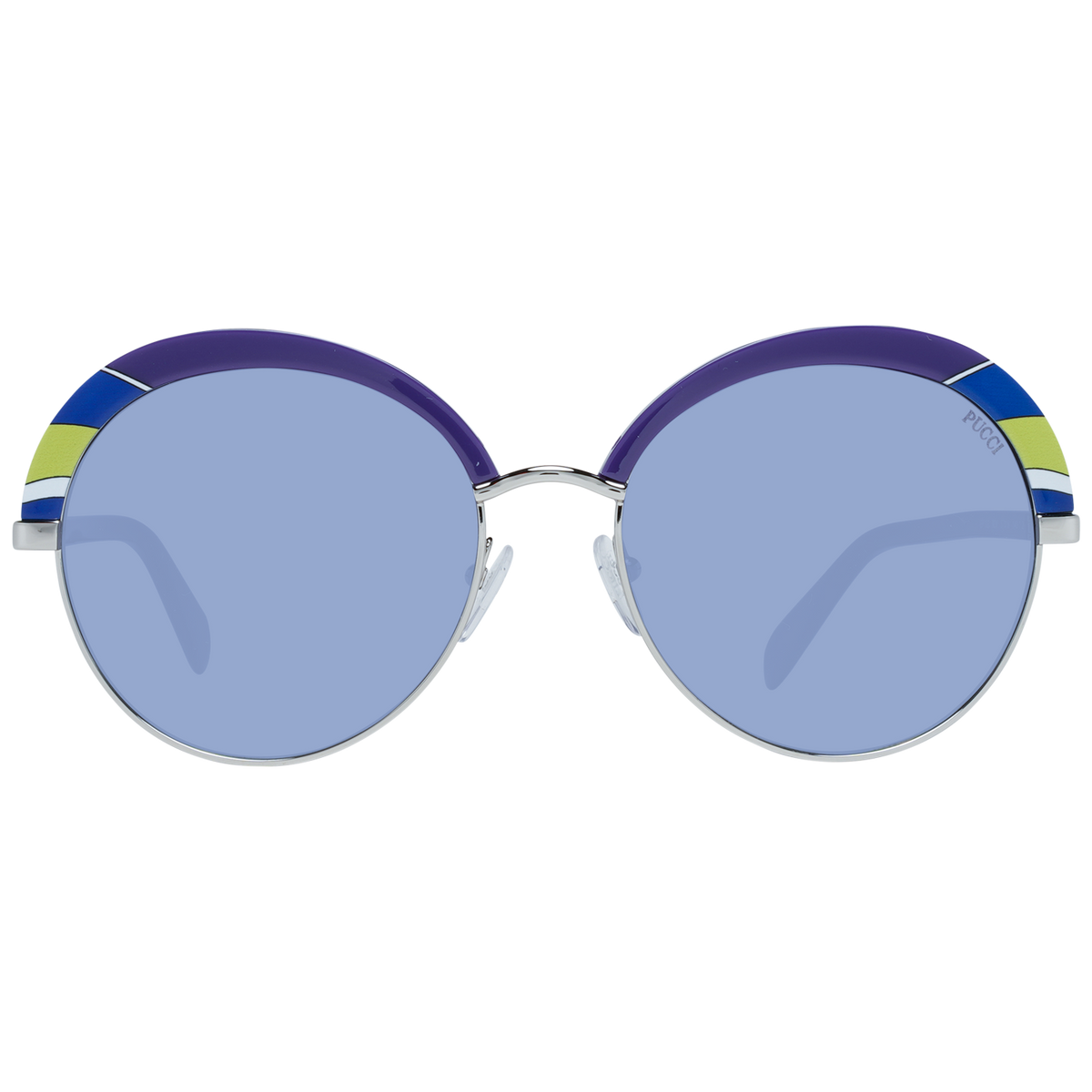 Emilio Pucci Purple Metal & Plastic Sunglasses