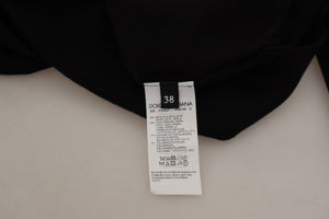 Dolce & Gabbana Black Lace Angel Roses Cardigan Sweater