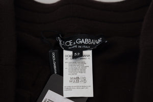 Dolce & Gabbana Brown Cashmere Trousers Bottoms Drawstring Pants