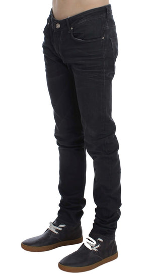 Acht Gray Cotton Stretch Slim Fit Jeans