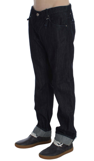 Acht Blue Cotton Regular Straight Fit Jeans