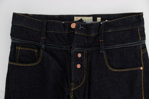 Acht Blue Cotton Regular Straight Fit Jeans