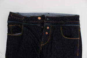 Acht Blue Cotton Regular Straight Fit Jeans