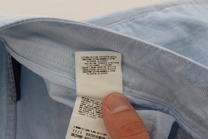 Acht Blue Cotton Stretch Low Waist Fit Jeans