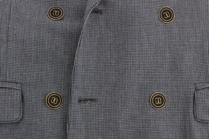 Master Coat Blue Double Breasted Regular Fit Blazer