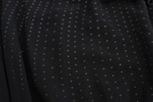 Exte Black Neck Wrap Top Blouse