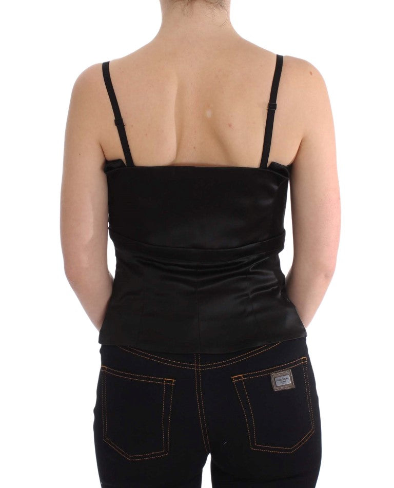 Exte Black Tank Party Evening Top Blouse