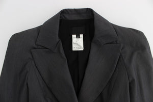 Exte Gray One Button Two Piece Suit