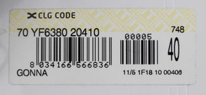 GF Ferre Blue Cotton Denim Mini Skirt