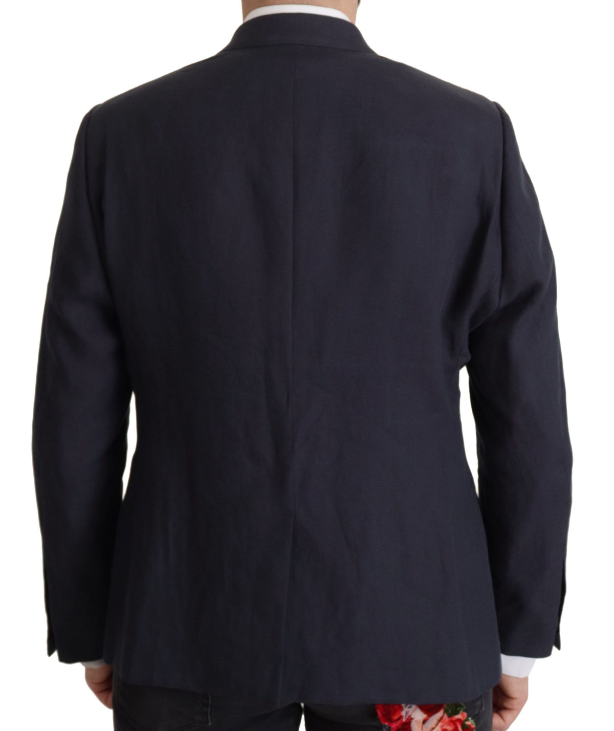 Dolce & Gabbana Dark Blue ALTA SARTORIA Jacket Coat Blazer