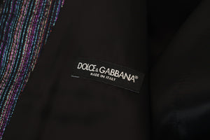 Dolce & Gabbana Multicolor Polyester Waistcoat Dress Formal Vest