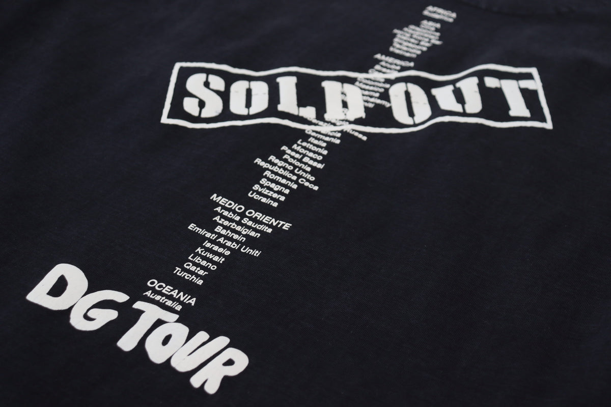 Dolce & Gabbana Black D&G Fashion Round Neck Cotton T-shirt