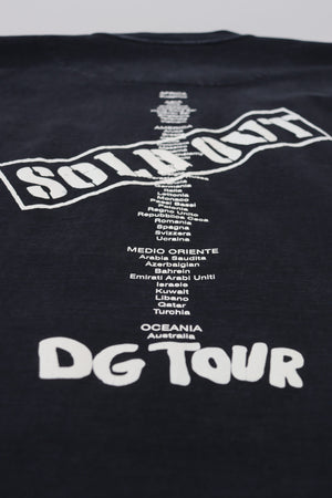 Dolce & Gabbana Black D&G Fashion Round Neck Cotton T-shirt