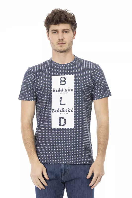 Baldinini Trend Gray Cotton T-Shirt