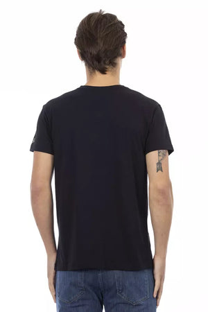 Trussardi Action Black Cotton Men's T-Shirt