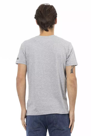 Trussardi Action Gray Cotton Men's T-Shirt