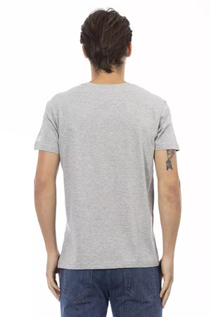 Trussardi Action Gray Cotton Men's T-Shirt