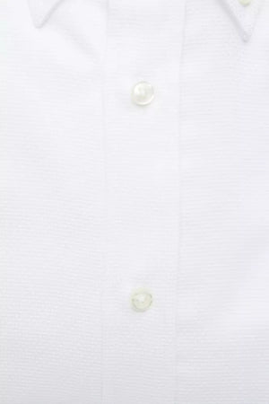 Robert Friedman White Cotton Men's Shirt