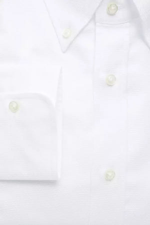 Robert Friedman White Cotton Men's Shirt