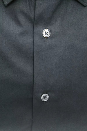 Robert Friedman Black Cotton Men's Shirt