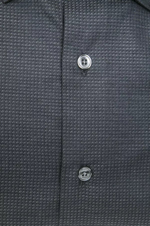 Robert Friedman Black Cotton Men's Shirt