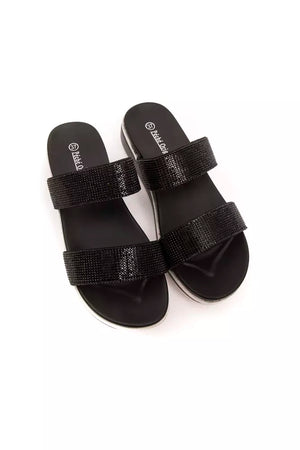 Péché Originel Black Upper Material Sandal