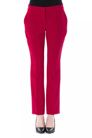BYBLOS Fuchsia Polyester Women Pant