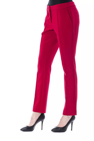 BYBLOS Fuchsia Polyester Women Pant