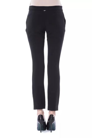 BYBLOS Black Polyester Women Pants
